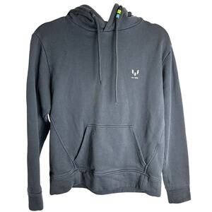 Leo Messi Argentine Football Miami Black Hoodie FIFA Y2K Sports Soccer Small